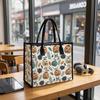 Halloween Pumpkin Print Canvas Tote Bag Casual Daily Large Capacity Handbag