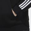 adidas Neo 3-Stripes Fleece Hoodie Men Tops Black H14202