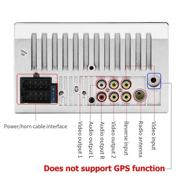 Car Multimedia Player  Audio Stereo Radio 7" HD MP5 Touch Screen Digital Display