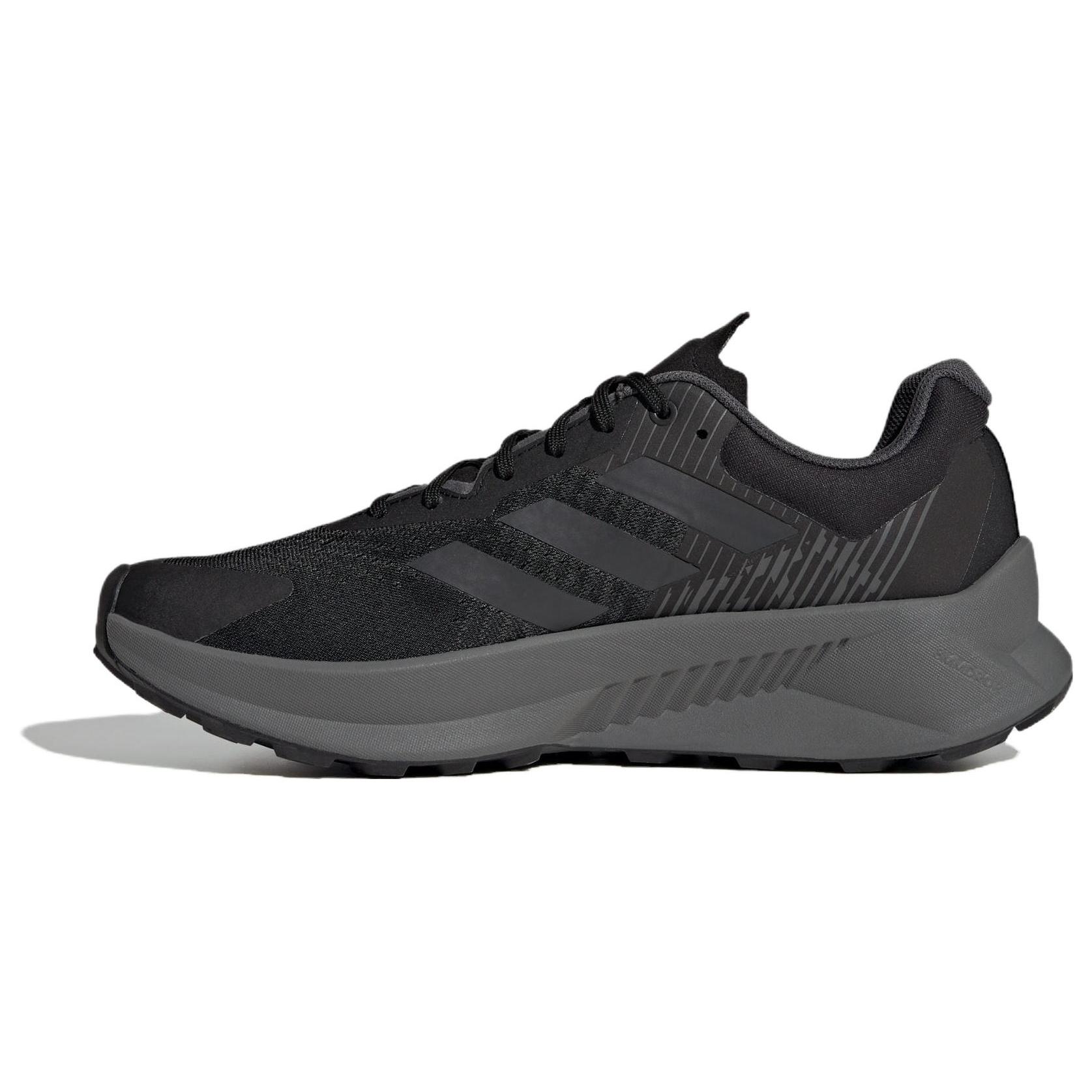 

Новые Adidas Terrex Soulstride Flow GORE TEX Черно-серые ID6714 40