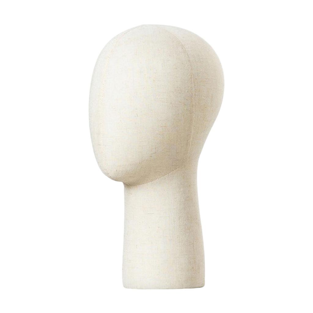 Mannequin Head Multipurpose Wig Display Holder for Home Salon Styling Drying White