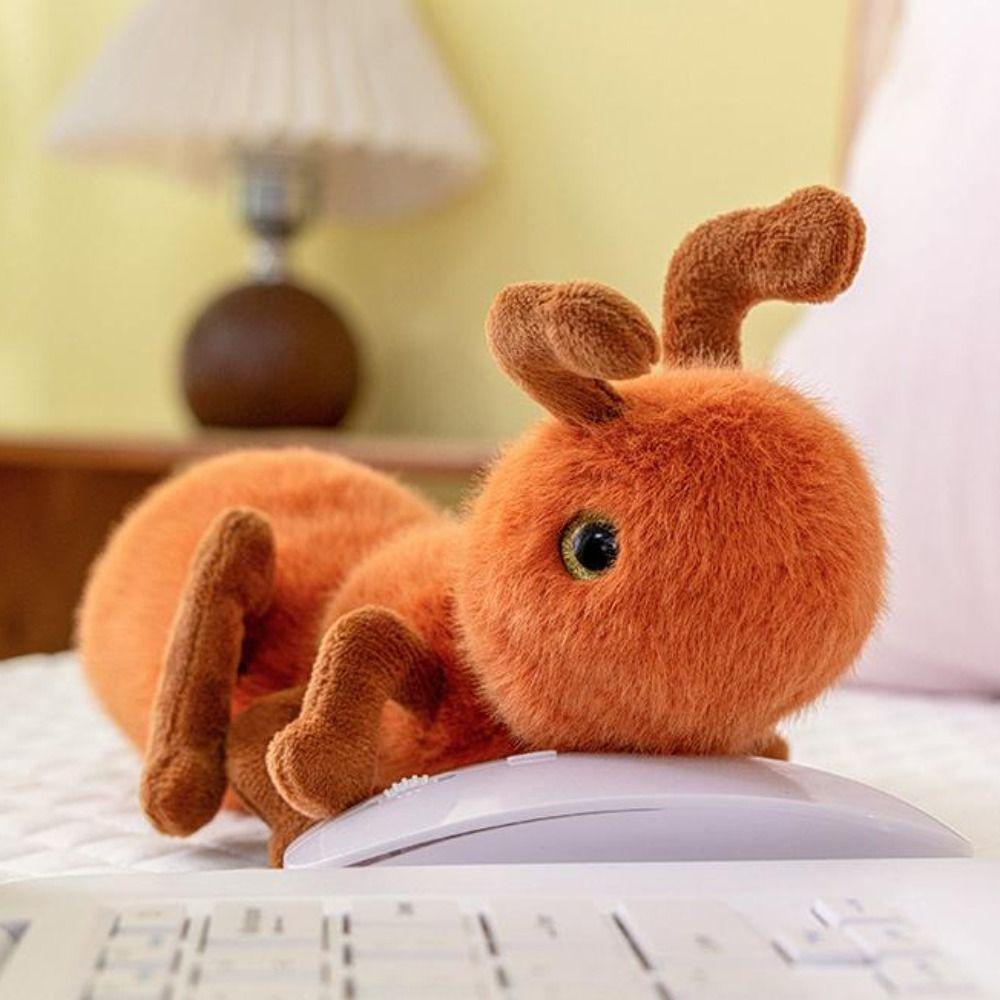 Peluche Formica Piccola in Cotone PP Giocattoli di Peluche Animali Realistici 20cm Peluche Animale Bambola di Peluche Formica Kawaii Compleanno Natale