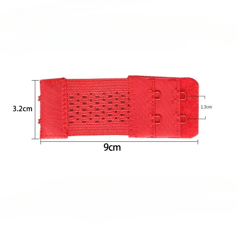 2Rows 2Hooks Bra Extender for Women's Elastic Bra Extension Strap Hook Clasp Expander Adjustable Belt Buckle Underwear