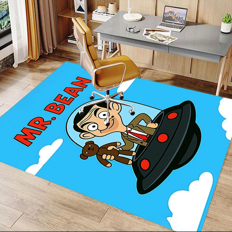 1PC Mr. Bean UFO Extra Large Non Slip Floor Carpet, Office, Family, Bedroom, Studio Large Area Rug Indoor Rugs