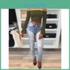 Women Summer Casual Off Shoulder Tank Top Stylish Long Sleeve Crop Top Shirt