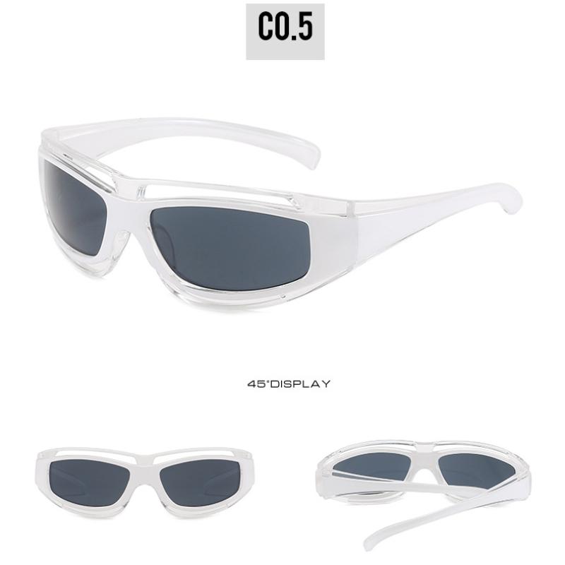 Glasses Punk Style Sunglasses for Men Y2k Eyewear Future Technology Sense Sunglasses Trend Goggles Shades for Female Male