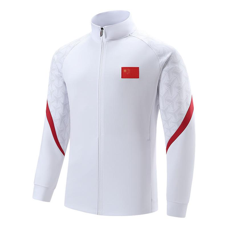 

Парадная форма китайской команды: Весенне-осенний повседневный спортивный костюм - кардиган тренера ушу со стойкой 6XL