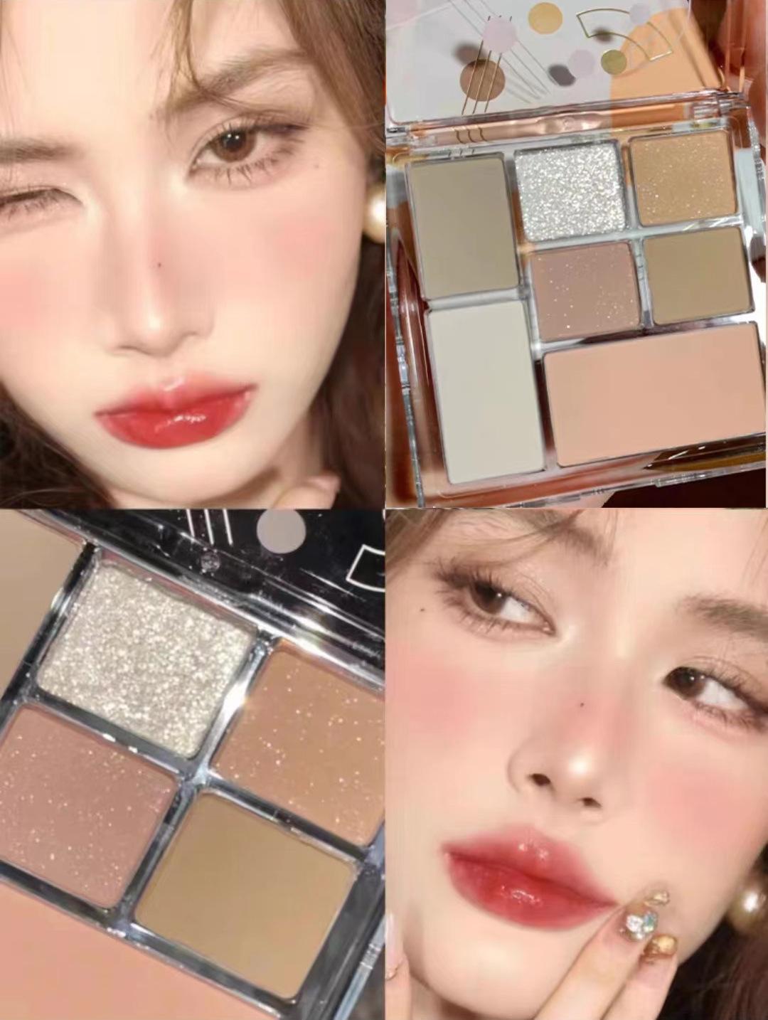 Фиолетовая палитра теней для век Create A Dream Makeup Блестящая жемчужная палитра теней для век Модная корейская очаровательная палитра для макияжа глаз 20#