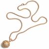 Three-Dimensional Basketball Pendant Necklace Hip-Hop Football Pendant Chains Accessories Men's Sports Ball Round Pendant Chain