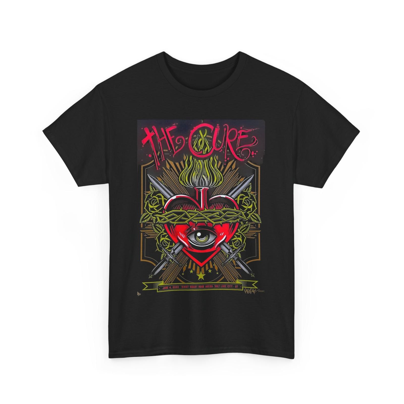 

26 Punk Band Tee Music Lover Gift The Cure Concert T-Shirt Salt Lake City Poster Unisex T-Shirt S разноцветный