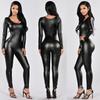 Supply Sex suit Patent leather one-piece corset Queen suit Leather jacket one-piece suit Nightclub performance suit