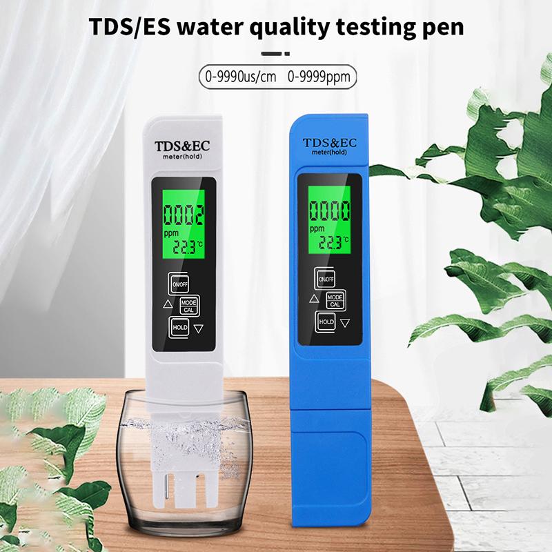 Professional 3 In 1 Tester Water Meter Tds Ec Temperature Meter Digital Lcd Water Testing Pen Purity Filter Water Quality