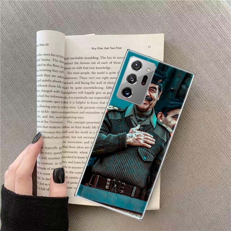 Etui Fashion Saddam Hussein Iraq Arabic Phone Case for Samsung A17 A37 A57 A54 A14 A24 A34 A07 A04S A02S A12 A22 A32 A52S A16 A2