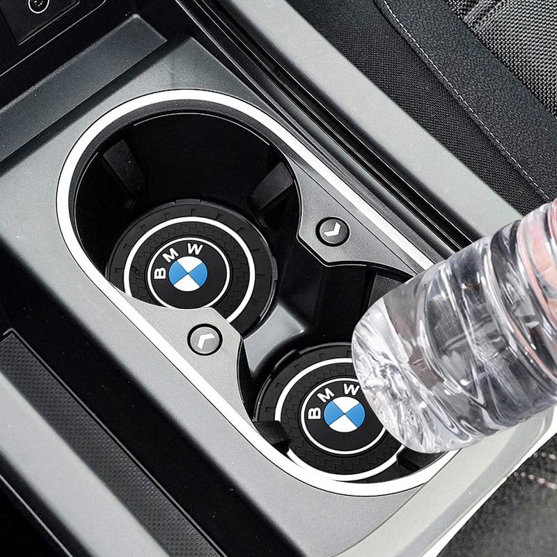 Tappetino Portabicchieri Antiscivolo in Silicone con Emblema M Badge per Auto Tazza d'Acqua per BMW M M3 M5 M6 X3 E46 E90 F30 G20 E36 E34 X6 G20 Accessori