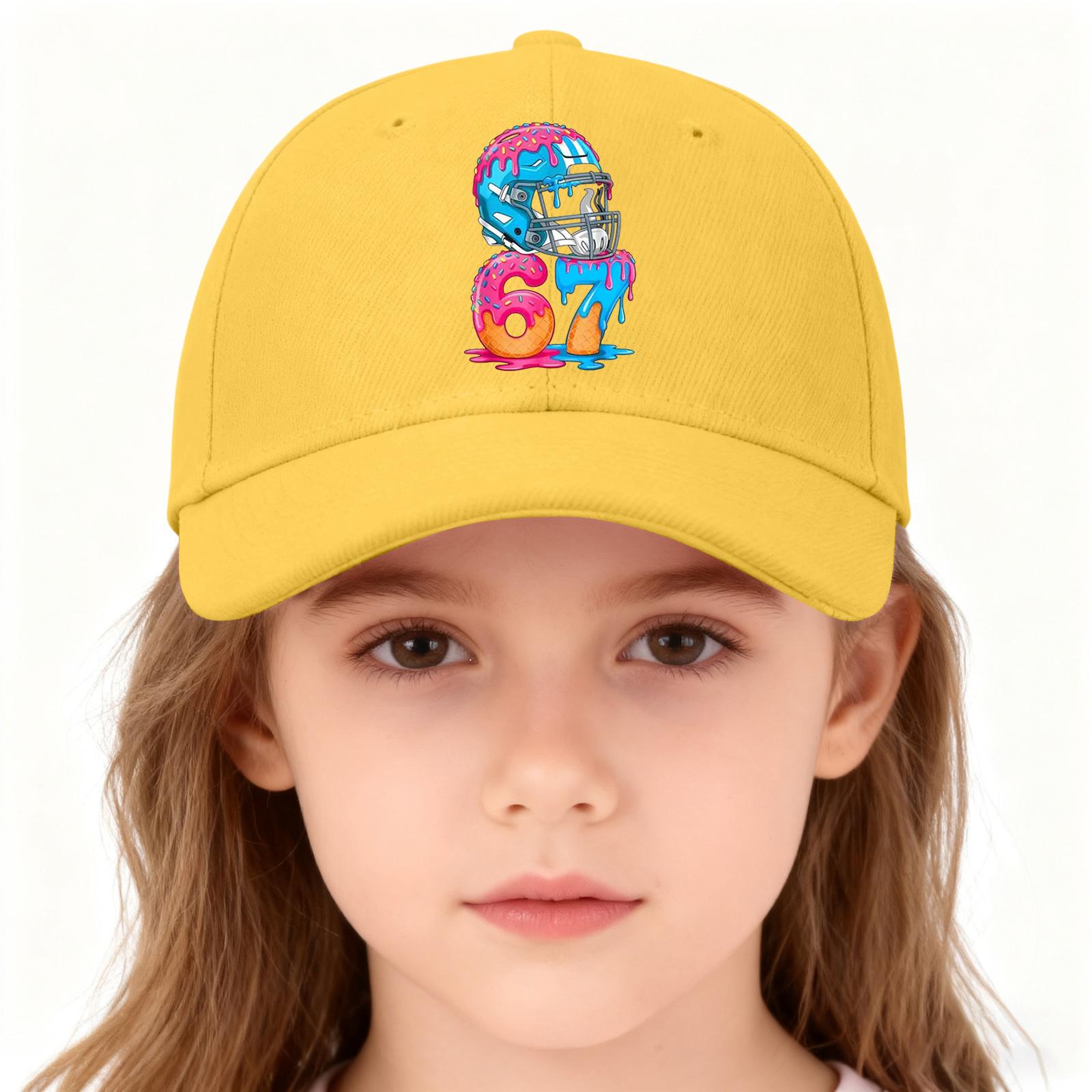 

Children s Baseball Cap, Sun Hat, Sunshade Hat one size жовтий