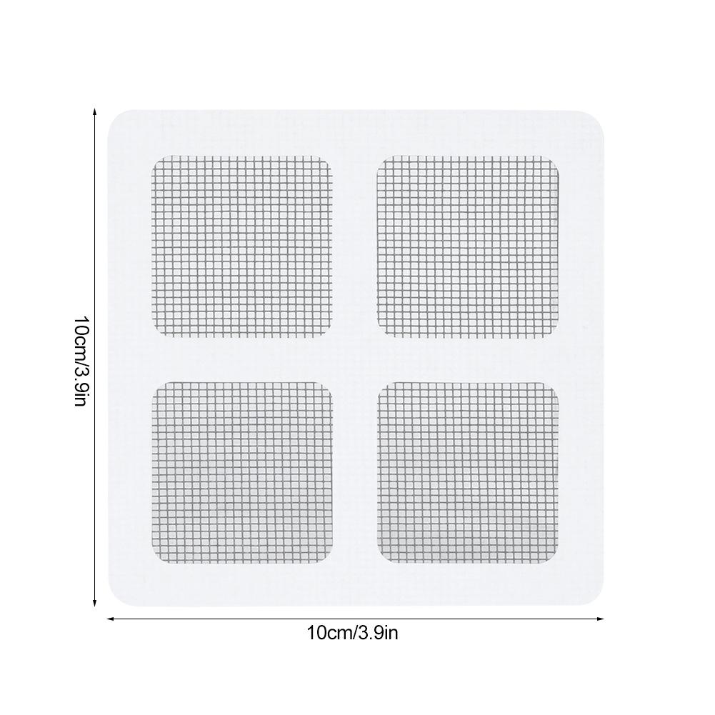 12Pcs Household Anti Mosquito Strong Adhesive Door Window Screen Repairing Patch Stickers 10x10cm