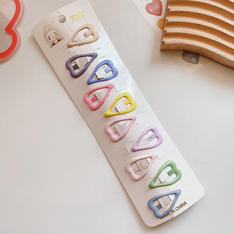 Korean Sweet Heart Cream Drip BB Hair Clip for Kids