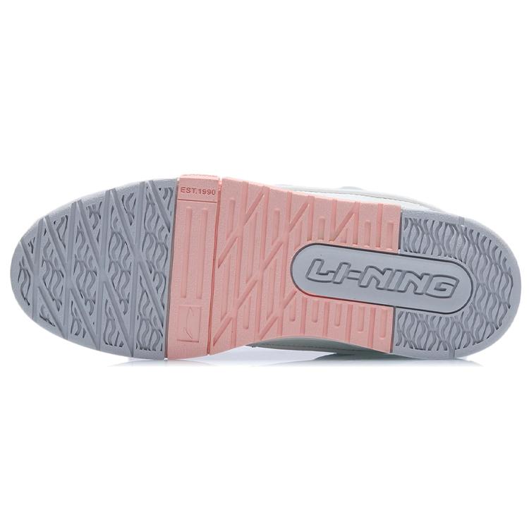 New LiNing Anti Slip Wear Resistant Low Top Skateboard Shoes Women's Snow White AGCR400-3