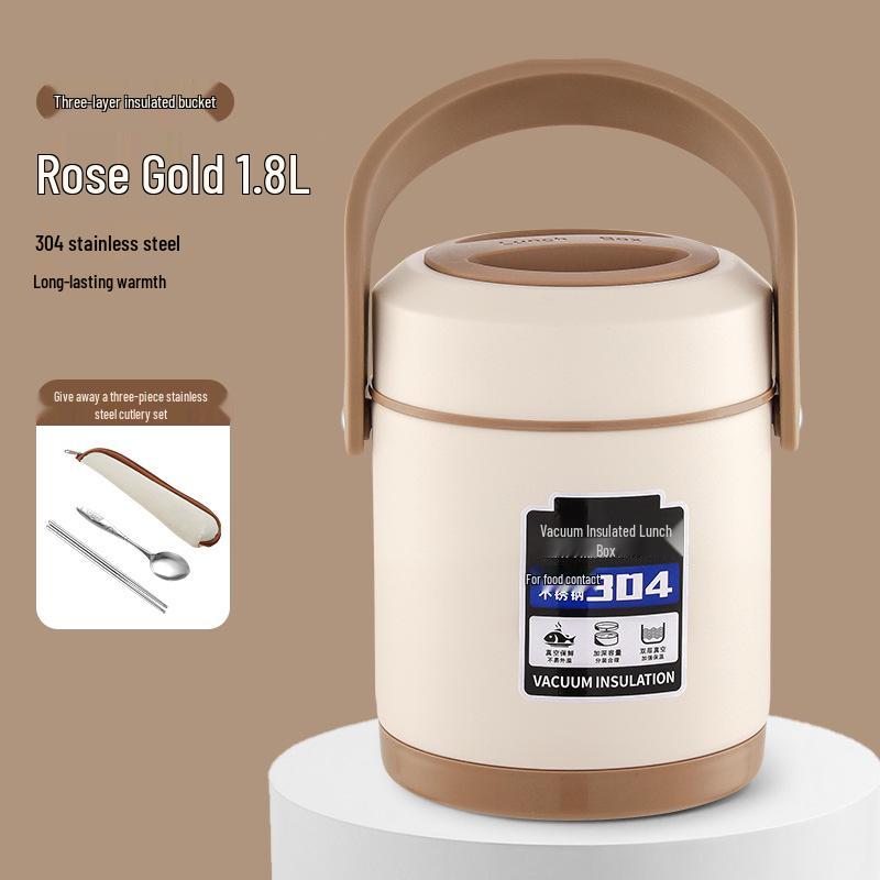 Durable Vacuum Insulated 304 Stainless Steel Lunch Box with Lid