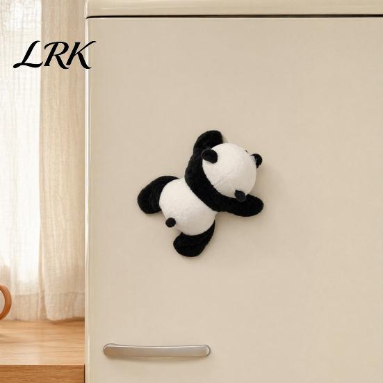 Metalloberflächen-Magnet Plüschtier Kühlschrankdekoration, Stofftier Panda Magnetisches Ornament, Dekorative Waschbärform Kühlschrank für Zuhause Küchentür