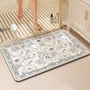 Luxury Bathroom Rug Bath Mat Anti Slip Shower Foot Mats Super Absorbent Quick Dry Floor Mat Toilet Carpet Doormat Washable