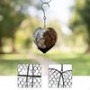Heart Shaped Hanging Planter Metal Wire Decorative Sturdy with Chain & Hook Flower Pot Air Plant