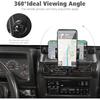 JeCar TJ Phone Holder Upgrade Dash Cellphone Mount With Storage Tray Interior Accessories Compatible With Jeep Wrangler TJ 1997-2006