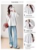 New Versatile Maternity Sweatshirt - Loose Casual Long Sleeve, Age-Reducing Autumn/Winter Women's Top