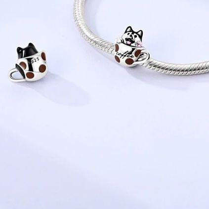 Charms 925 Silver 925 Silver Love Heart Dog Cat Paws Pendant Beads Fit MULA Bracelet DIY Jewelry For Women