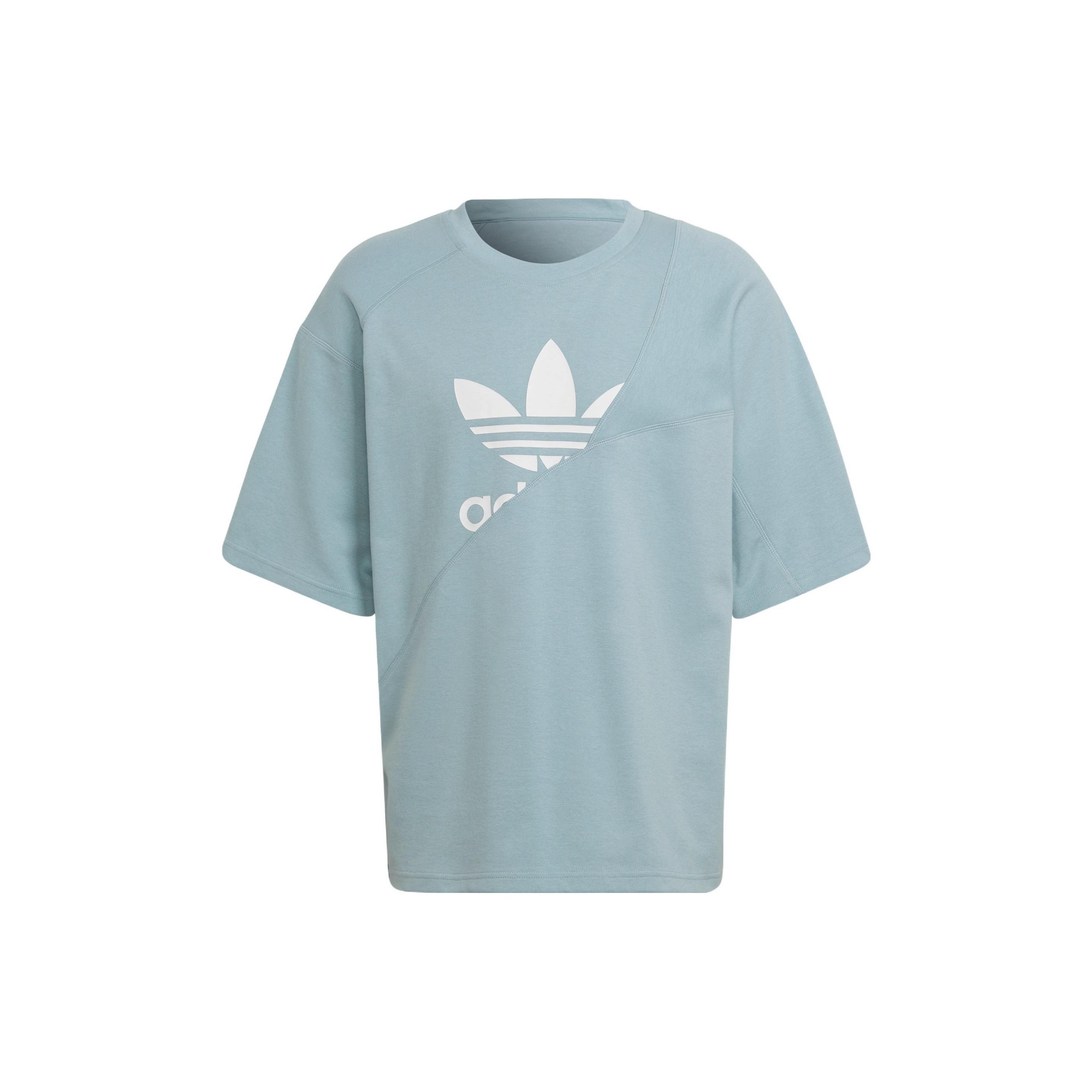 Мужская футболка Adidas Originals Серо-зеленая HC4509 S