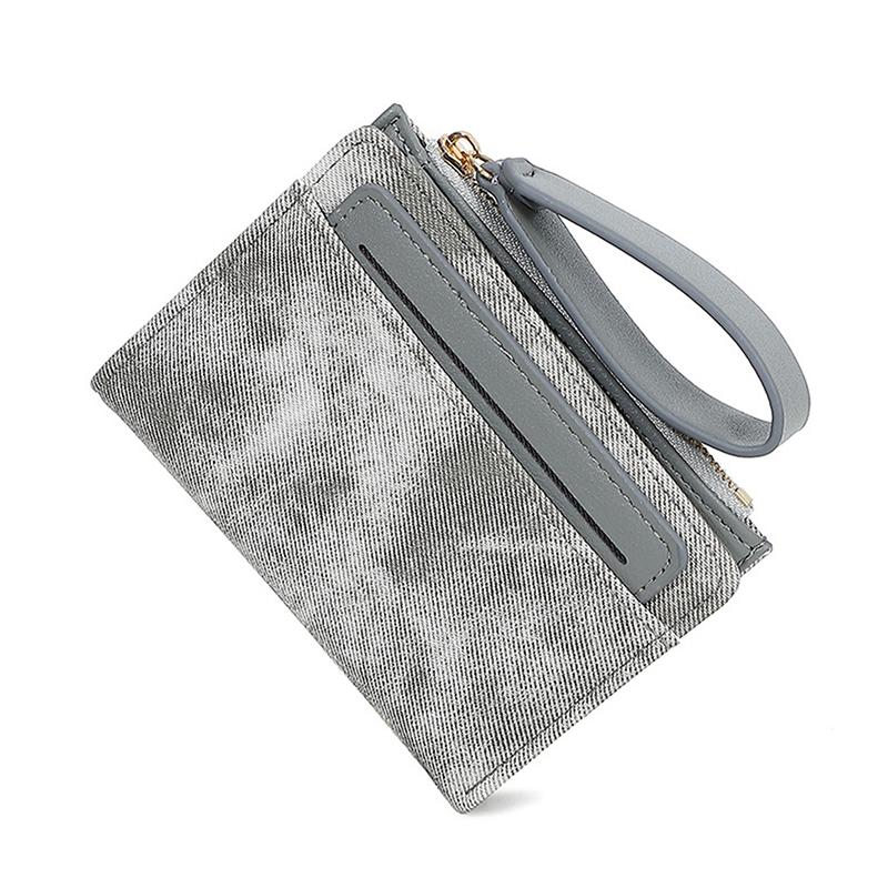 New Design Women'S Short Wallet With 8 Card Slots & Zipper Coin Pocket - Blocking Multi-Function Purse