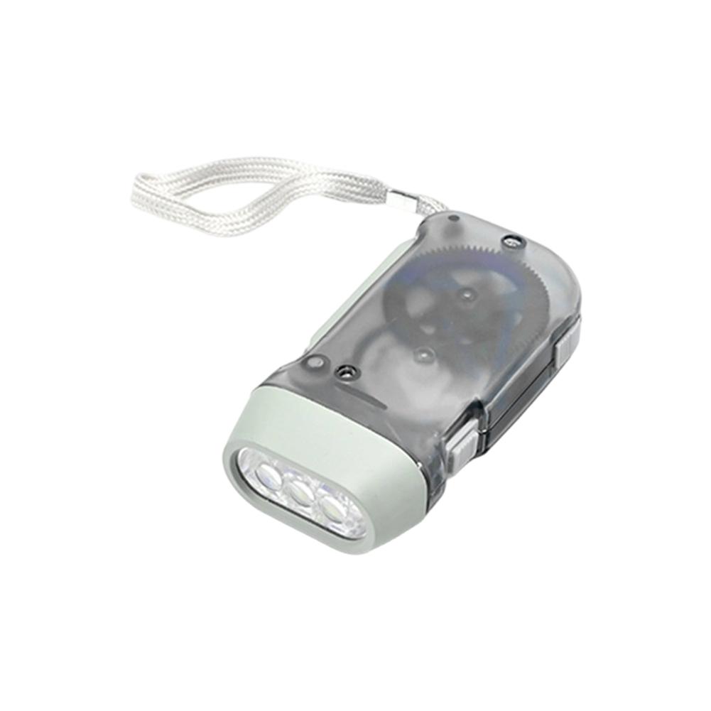 Practical camping flashlight Outdoor Press-Type Dynamo Emergency Flashlight (Hand Crank) Essential Outdoor Tools for Camping