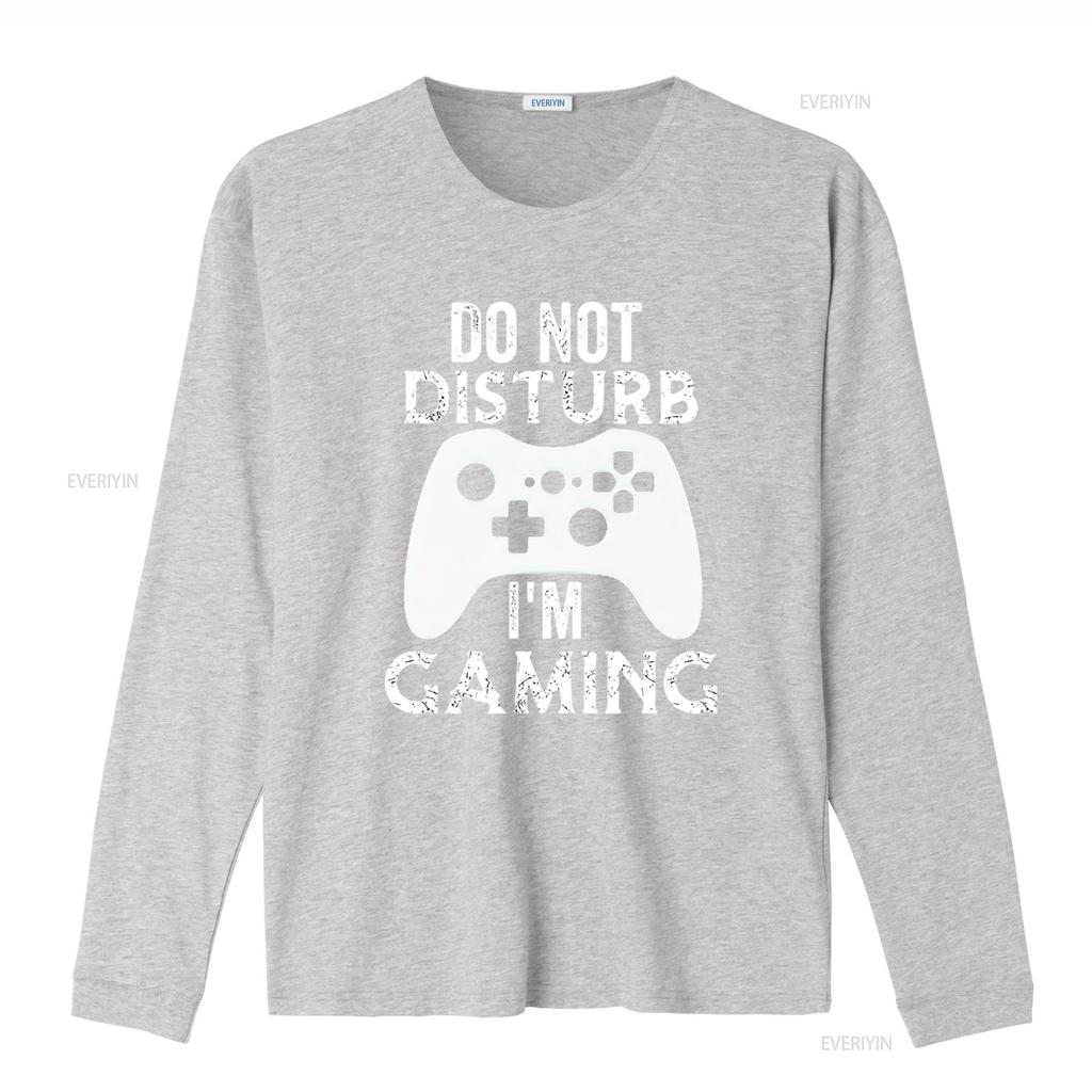 Mens Christmas Do Not Disturb I M Gaming T Shirt Video Game Gamer Black 3X Large Vintage Washed Streetwear Soft Comfortable