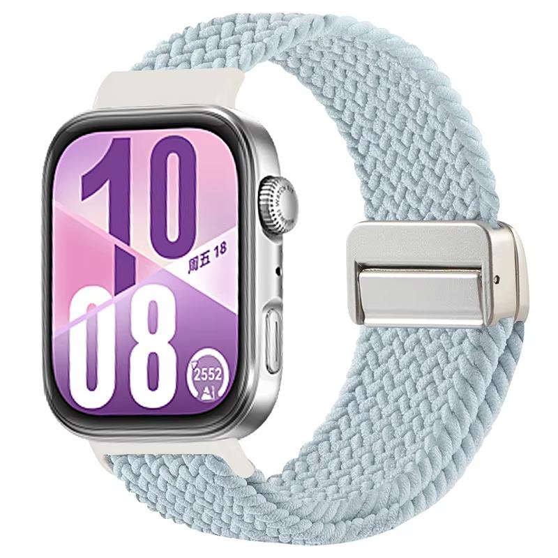 Magnetic band For HUAWEI watch fit 3 4 pro strap Smartwatch Accessories Braided solo loop Bracelet correa huawei watch fit4 band