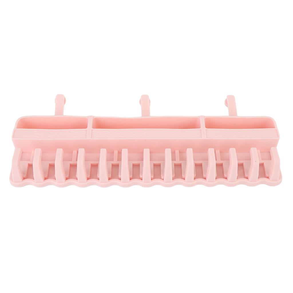 Hair Extension Holder for Styling Silicone Hanging Wig Stand 13 Hooks Suction Cup Wall Mounted Braid
