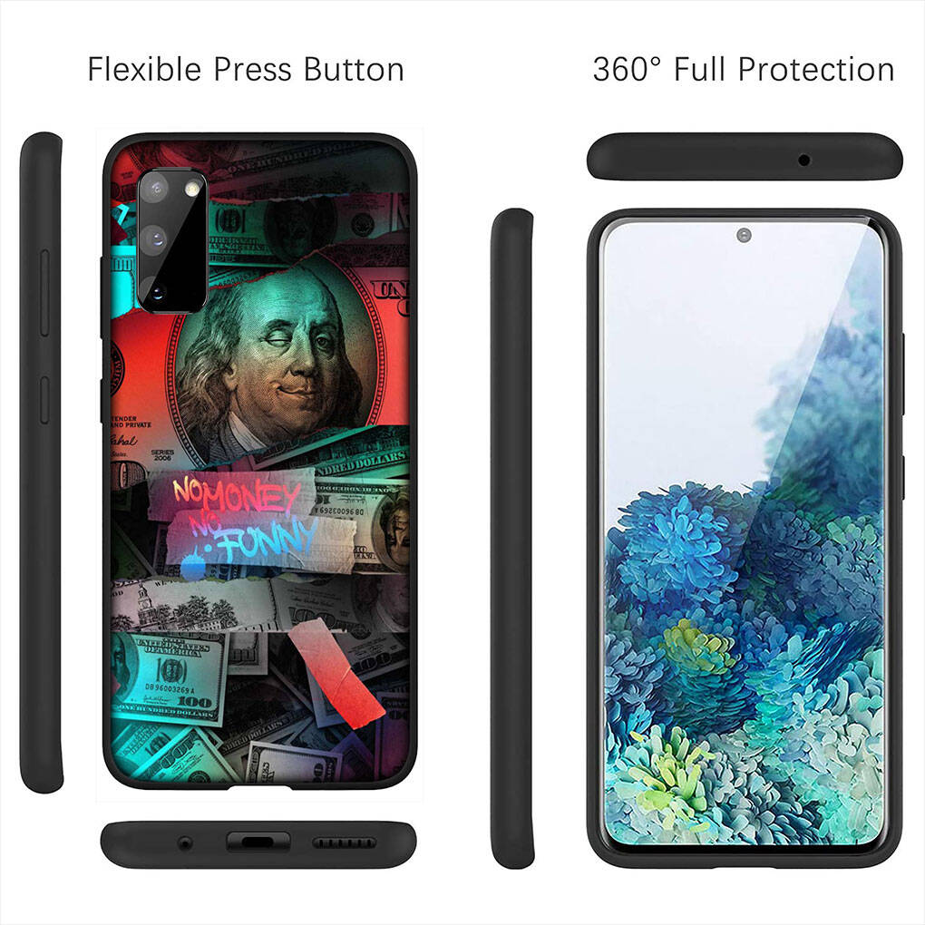 for iPhone 17 16 15 Xiaomi Poco F7 F8 X7 X6 C85 C75 C71 M8 Redmi Note 14 13 12 11 Pro Max 14C 13C 15C A3 A4 Phone Case Poster Money 100 Dollars Cover