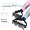 Pet Detangling & Thinning Comb for Cats & Dogs - Removes Loose Hair & Grooming Tool