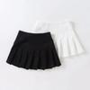 Summer Spice Girl Sexy Super Short Pleated Skirt Short Skirt Slim Fit Solid Color Low Waist Mini Tennis Skirt Sports Wind INS