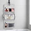 Simple Multiple Pockets Detachable Toiletry Bag Folding with Hanging Hook Hanging Makeup Bag Large Capacity Wash Pouch for Home