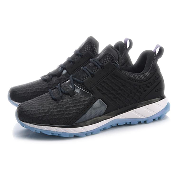 Li Ning Cloud Shield 2018 Water Repellent Cushioning Rebound Low Top Running Shoes Women's Black ARHN094-7