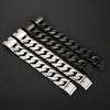 Men 'S European And American Fashionable Gold 31mm Wide Domineering Titanium Steel Hip -Hop Bracelet 