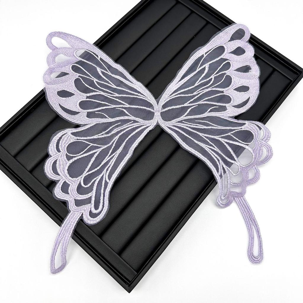 Decal Dress Mesh Perspective Butterfly Wings Pajamas Suspenders Underwear Performance Clothes Decorative Cloth Stickers Accessories