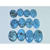 Colour Enhanced Magnesite Turquoise Oval Cabochon Loose Gemstone 12Pcs Lot C-2077