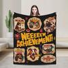 Dungeon crawler carl Princess Donut and Mongo Poster Soft Blanket For Couch Bed Funny Throw Blanket Spring Flannel Bedspread