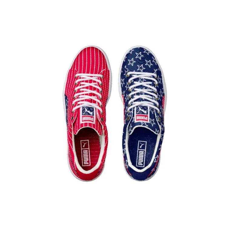 Puma Basket Classic '4th Of July' (Unisex) Toreador / Blue Depths Skate Shoes 364778 01