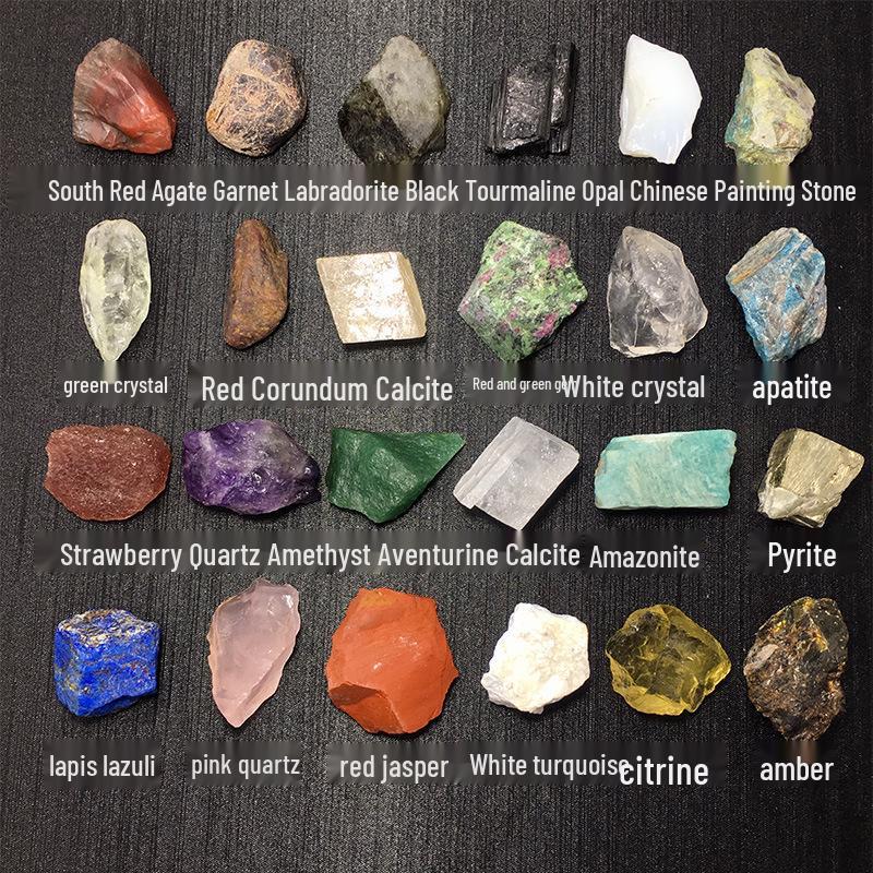 Multi-Color Raw Crystal Stone Aromatherapy Diffuser
