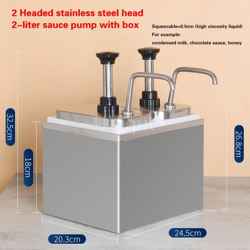 Condiment Pump Dispenser Syrup Fructose Squeeze Bottle Hand Pressed Plastic Sugar Press Sauce Pump Squeeze Milk Tea Shop Bottle