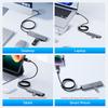 10Gbps USB Hub Both 5 TSUPY USB Gen 2 Hub 120cm Extension Cable Port Expansion Aluminum USB Expansion and Slim Compact Compatible with Hub New Type-C