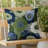 Boho Scandinavian Floral Throw Pillow Cover Mid Century Modern Abstract Flower Print Decorative Cushion Case For Home Decor