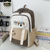 New high-value college style fresh and sweet backpack junior high school students lightweight large-capacity backpack